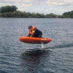 eerste vlucht met efoil